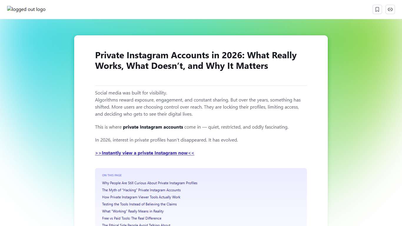 Private Instagram Accounts in 2026: What Really Works, What Doesn’t, and Why It Matters Scribe